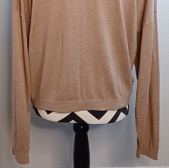 CRUSH 01234 Cotton Silk Cashmere Loose Fit Nuetral Jumper Sweater - Picture 7 of 12